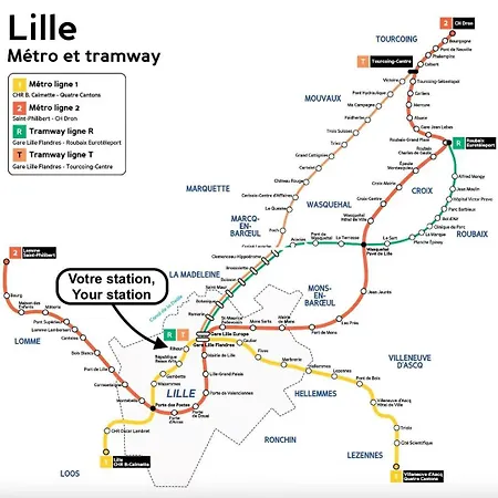 Functional Flat In The Heart Of Old Lille. Apartamento *